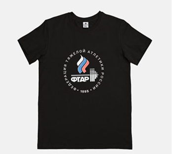 Футболка мужская черная